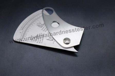 Mesures d'inspection de soudure d'acier inoxydable/outils de mesure de soudure