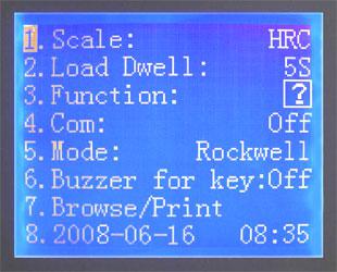 Appareil de contrôle grand RH-450H de dureté de Digital Rockwell de cadre