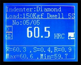 Appareil de contrôle grand RH-450H de dureté de Digital Rockwell de cadre